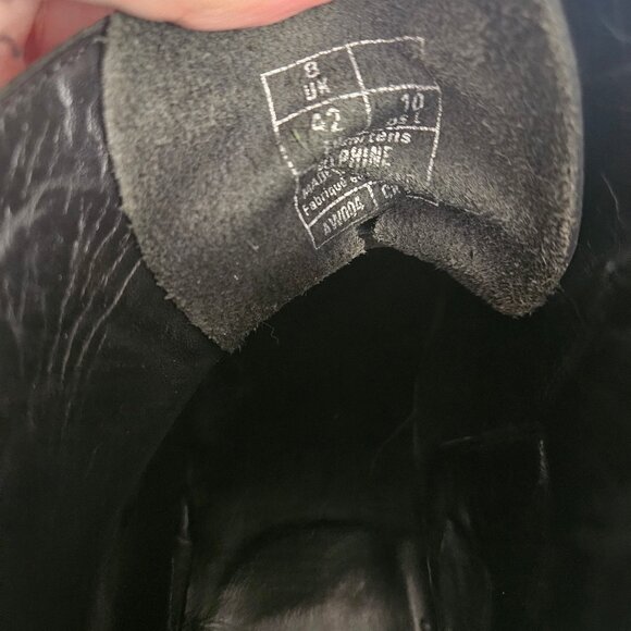 Doc Martens Delphine Patent Leather Brogue Boots - Picture 5 of 5